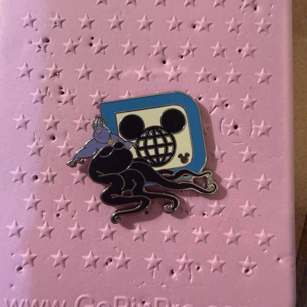 2025 WDW Hidden Disney Ursula D Walt Disney World Wave A Hidden Mickey Pin